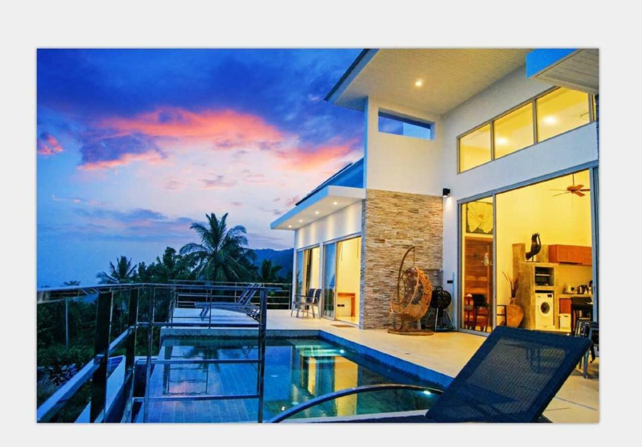 Perfect Sea View Mountain Villa Koh Samui Чавенг Бийч Екстериор снимка
